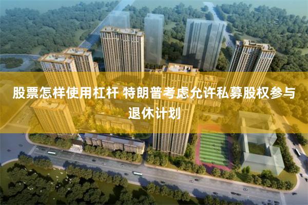 股票怎样使用杠杆 特朗普考虑允许私募股权参与退休计划