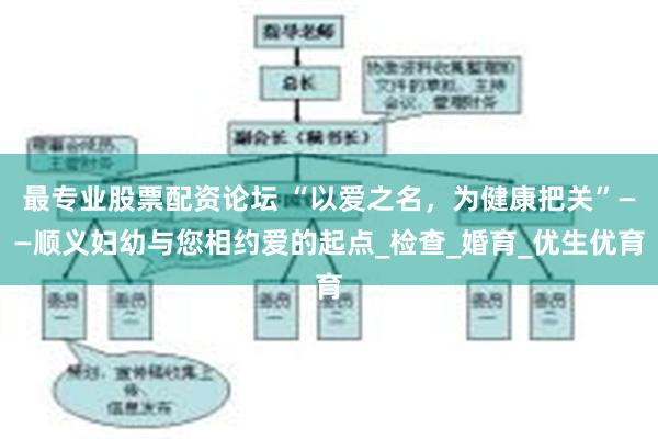 最专业股票配资论坛 “以爱之名，为健康把关”——顺义妇幼与您相约爱的起点_检查_婚育_优生优育