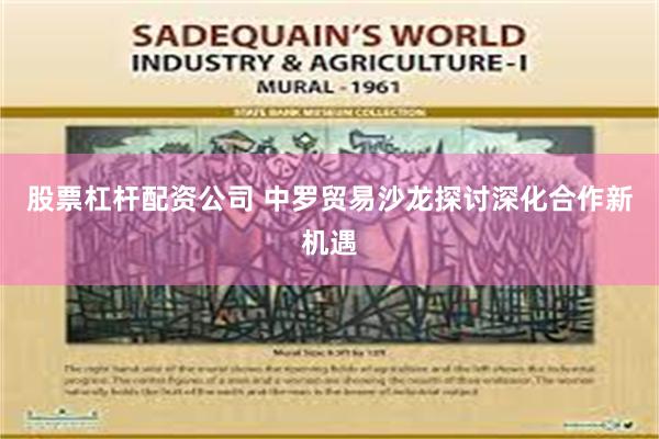 股票杠杆配资公司 中罗贸易沙龙探讨深化合作新机遇